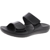 womens printed slide sandals