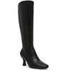 perfection womens zipper leather knee-high boots