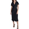 womens chain polyester midi dress