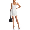womens above knee sweetheart neckline mini dress