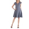 plus womens knee length fit & flare fit & flare dress