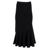 foreseti maxi skirt in black cashmere