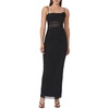 jennan womens mesh rhinestone sheath dress