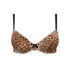 women's libre panthere padded bra in leopard
