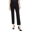 womens solid viscose straight leg pants