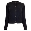 elm cardigan in black viscose