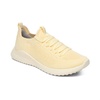 women's carly lace up sneaker in lemon