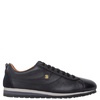 bredy 6222737 men's black deer leather sneakers