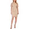 womens embellished knee-length cocktail and party dress
