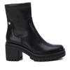 women's ankle booties with side zipper and elastic shaft