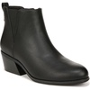 lacey womens faux leather almond toe ankle boots