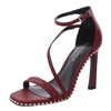 balina womens adjustable textured heels