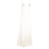 sky maxi dress in white silk