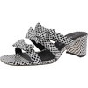 the tooliped bow sandal womens polka dot faux leather block heel