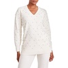 womens embellished polyester pullover sweater