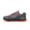 men's lone peak low all-wthr trail shoes in gray/orange