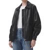 ava womens leather cold weather bomber jacket
