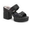 latoya womens woven textured platform sandals