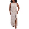 womens lace sequin evening dress