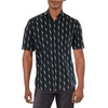 mens printed short sleeve button-down shirt