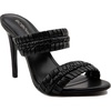jendi womens faux leather woven heel sandals