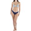 womens halt embroidered bikini swim top