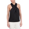 womens satin sleeveless halter top