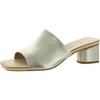 jolice womens leather slip on mules