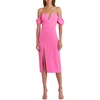 victoria womens slit polyester cocktail and party dress