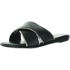 tab-italy womens faux suede flat slide sandals