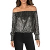 womens shirred off-the-shoulder off the shoulder