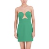 womens above knee strapless mini dress