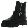 grant womens zip up slip on motorcycle boots