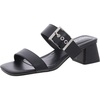averie  womens buckle faux leather slide