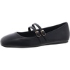 harisa womens faux leather mary jane ballet flats