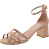 felicity womens slip on strappy ankle strap