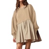 day by day mini dress in taupe