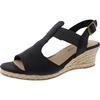 51-3661 womens buckle man made wedge sandals