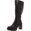 katalina womens faux leather round toe knee-high boots
