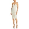 womens underwire gathered bodycon dress