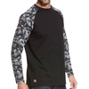 baseball t-shirt in black digi camo