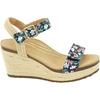 women's sydney suede wedge sandals in floral