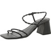 carys womens faux leather braided slingback sandals