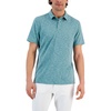 mens solid polyester polo