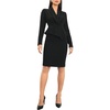 womens ruffled polyester midi dress