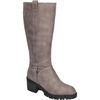 lorielle womens faux leather moto mid-calf boots