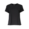 chic crew neck organic cotton women's tee