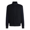 regular-fit zip-up sweatshirt in stretch cotton
