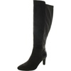 gracie womens faux suede wide calf knee-high boots
