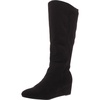 jaylaa  womens zipper faux suede wedge boots